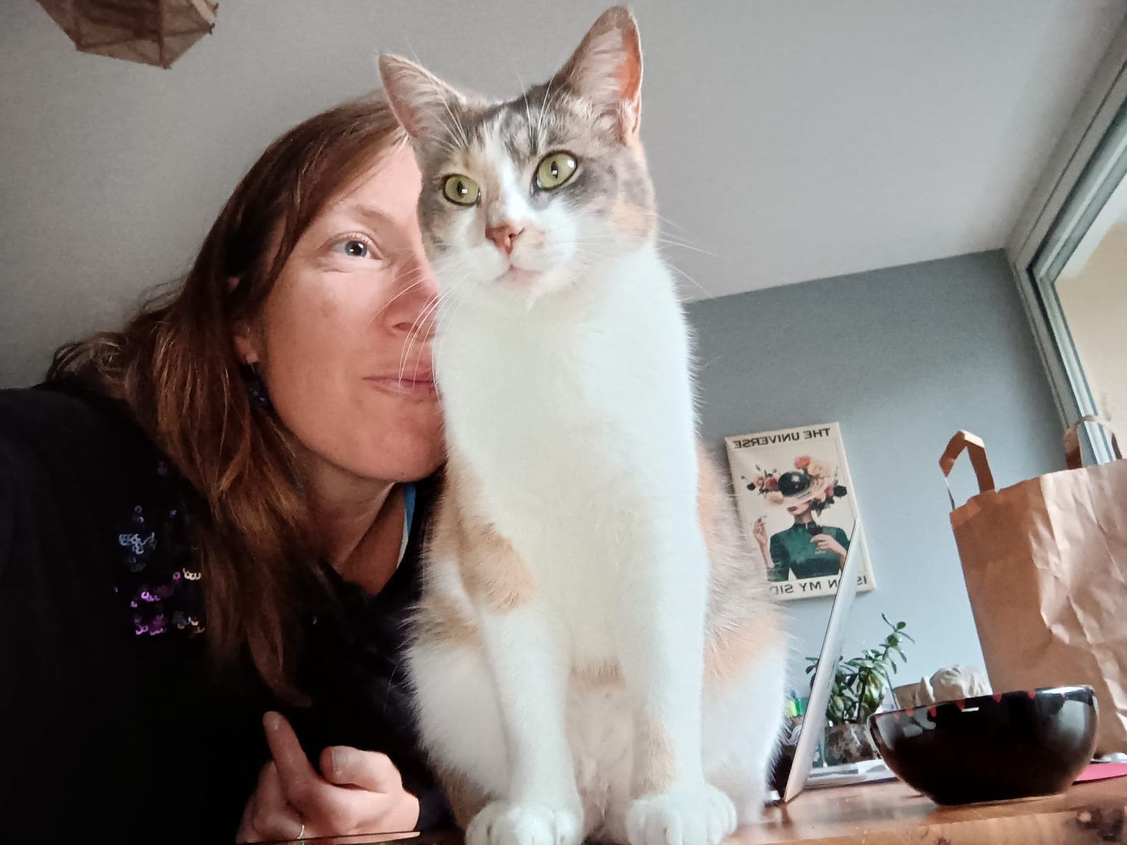 Portrait d’Anne avec Thaline